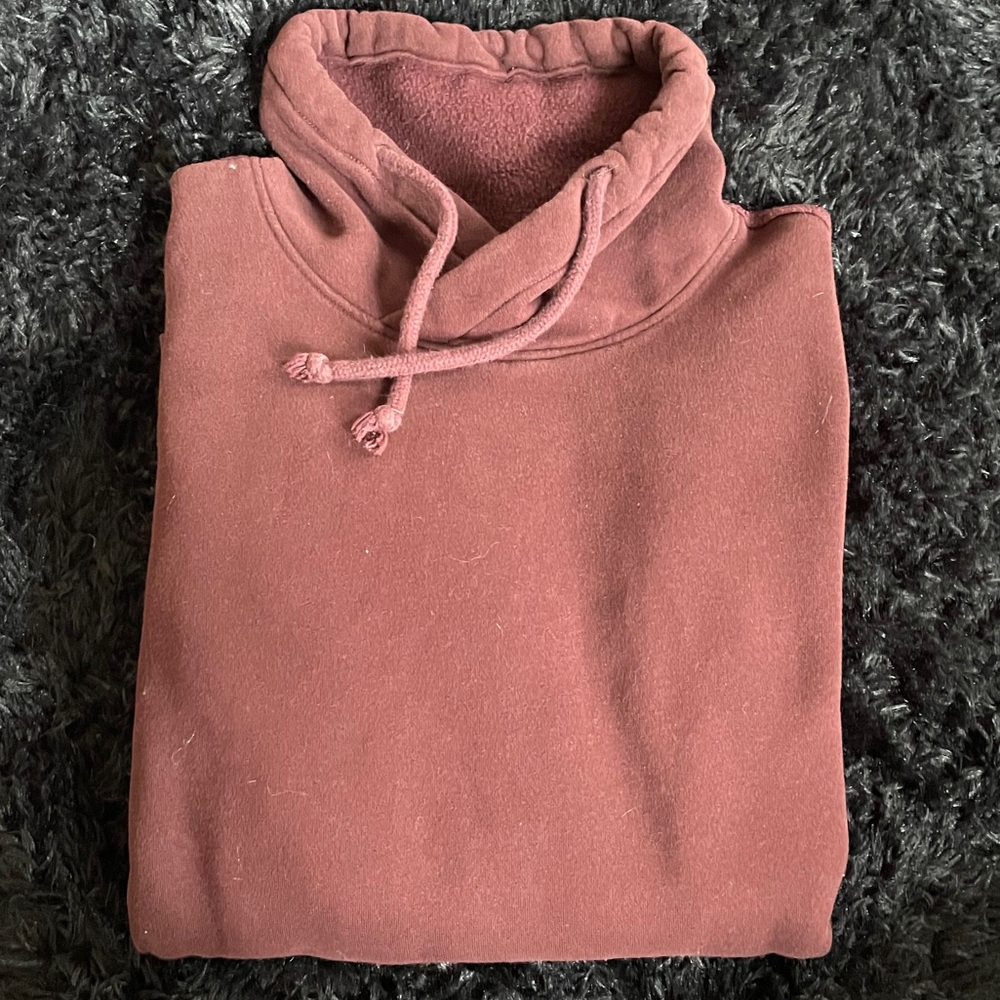Hollister Mock Neck Hood Sweatshirt